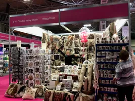 Christine Varley Portrait Artist Crufts Stand